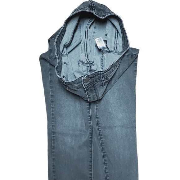 Women Universal Thread Charcoal Grey High Rise Stretchy Denim Jegging Jeans - Picture 4 of 10